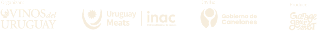 Organizan Vinos del Uruguay, Uruguay Meats e INAC. Invita el Gobierno de Canelones. Produce Garage Gourmet